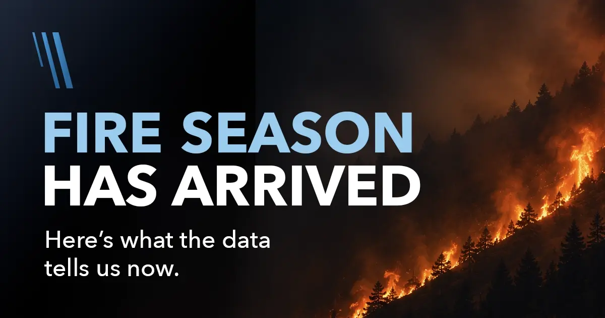 Fire Season 2026: What the Data Tells Us Now